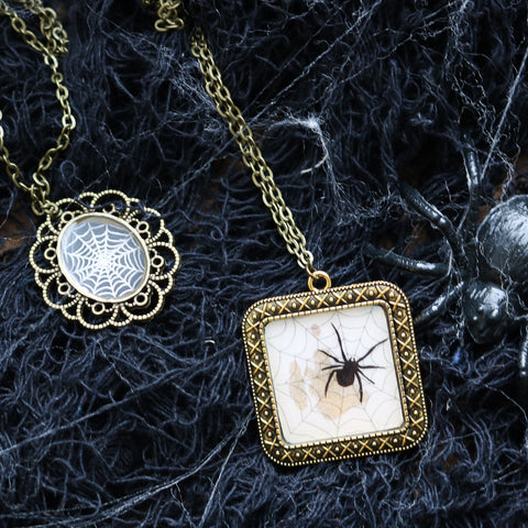 Vintage Spider Necklace