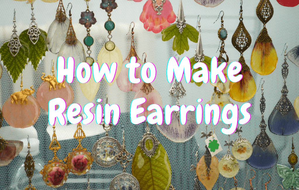 how to make resin earrings