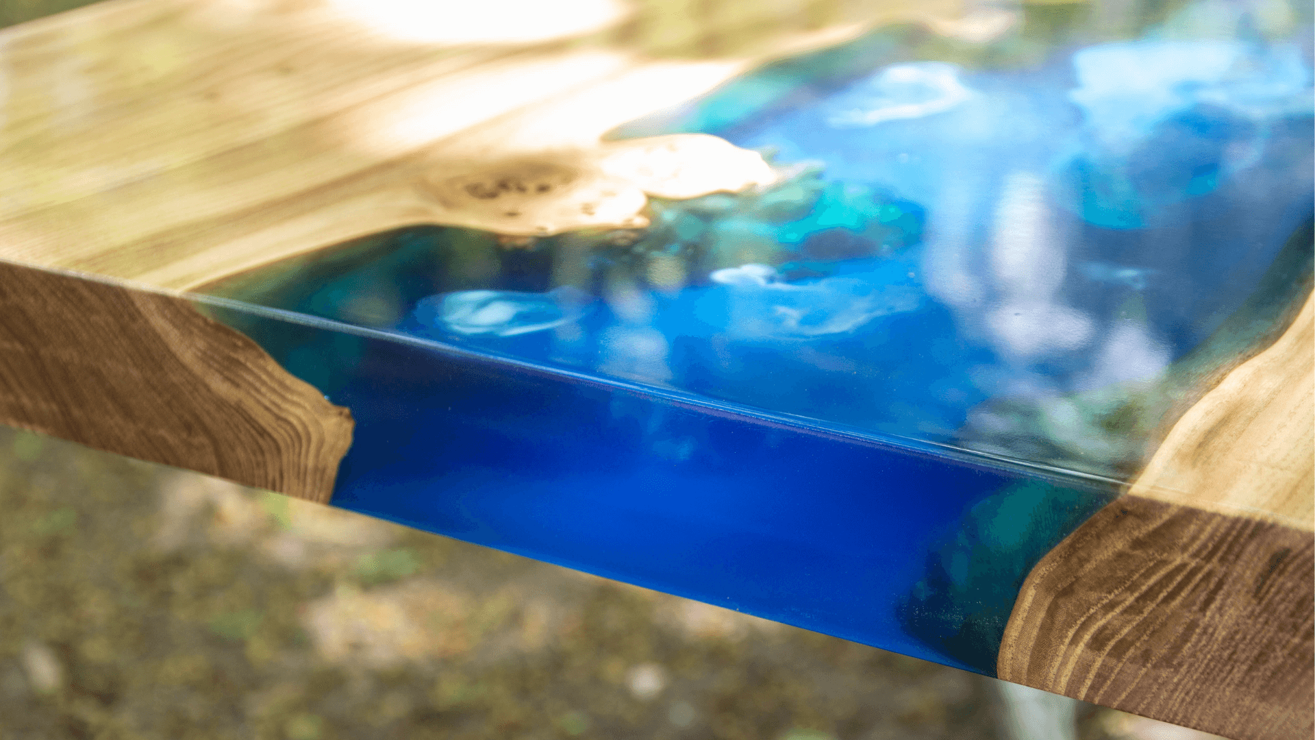 resin river table