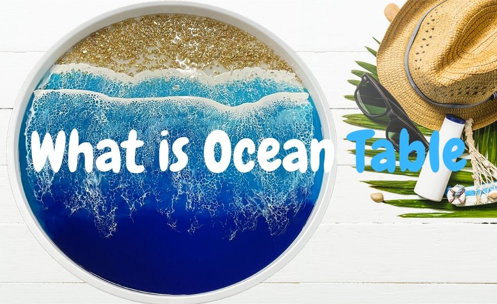what is resin ocean table