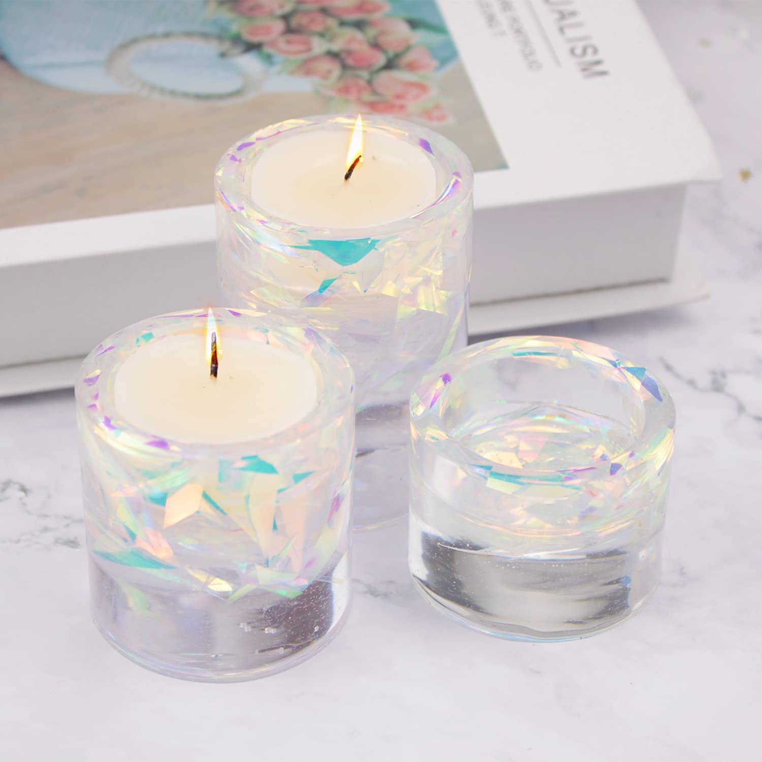 3 Size Tealight Candle Holder Mold for Epoxy Resin – IntoResin