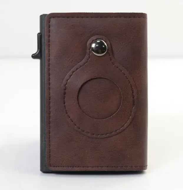 AirTag Men’s Leather Wallet Anti Theft
