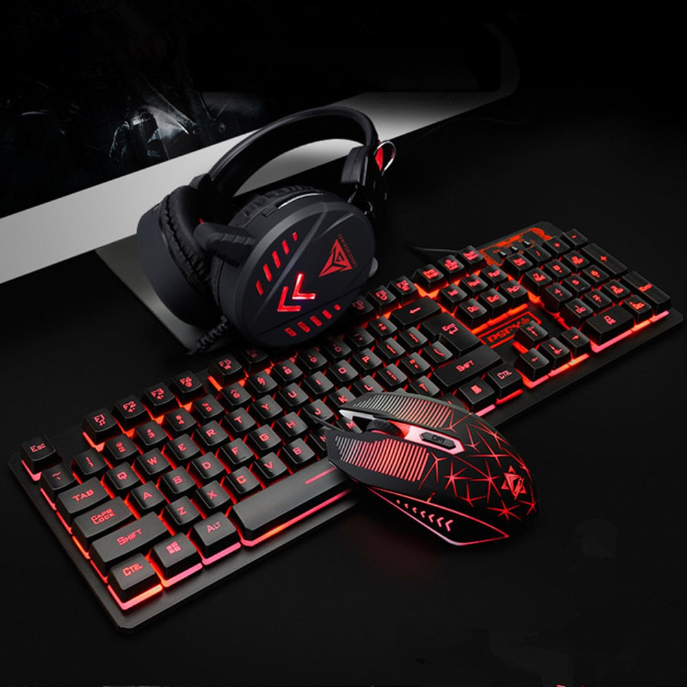 Gaming Headset/RGB Keyboard/Mouse