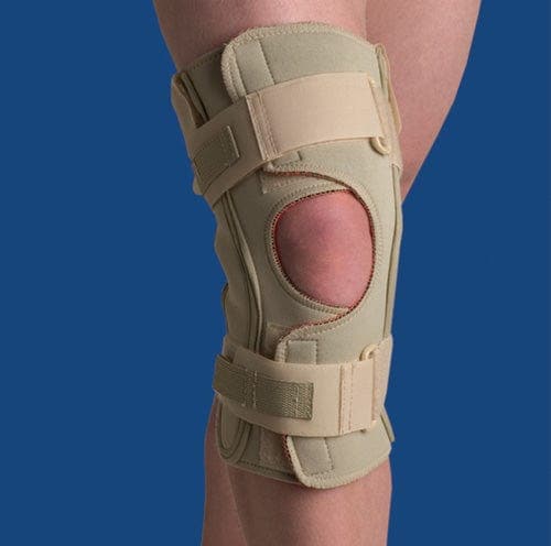 Orthozone Knee Brace Open Wrap Range of Motion Extra Small