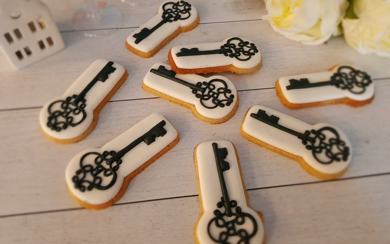 Biscuits personnalisés en forme de clés