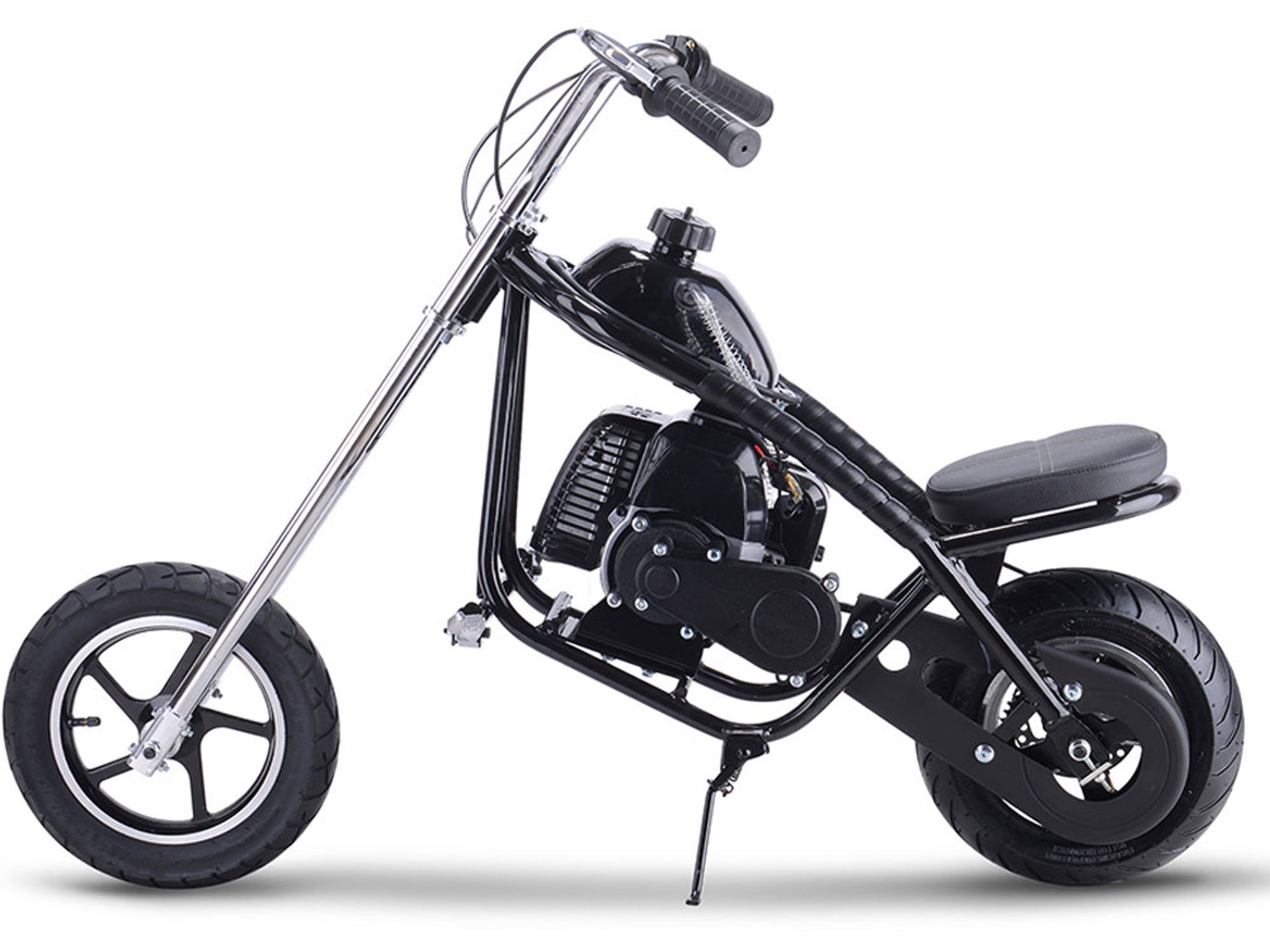 mototec gas mini chopper 49cc black