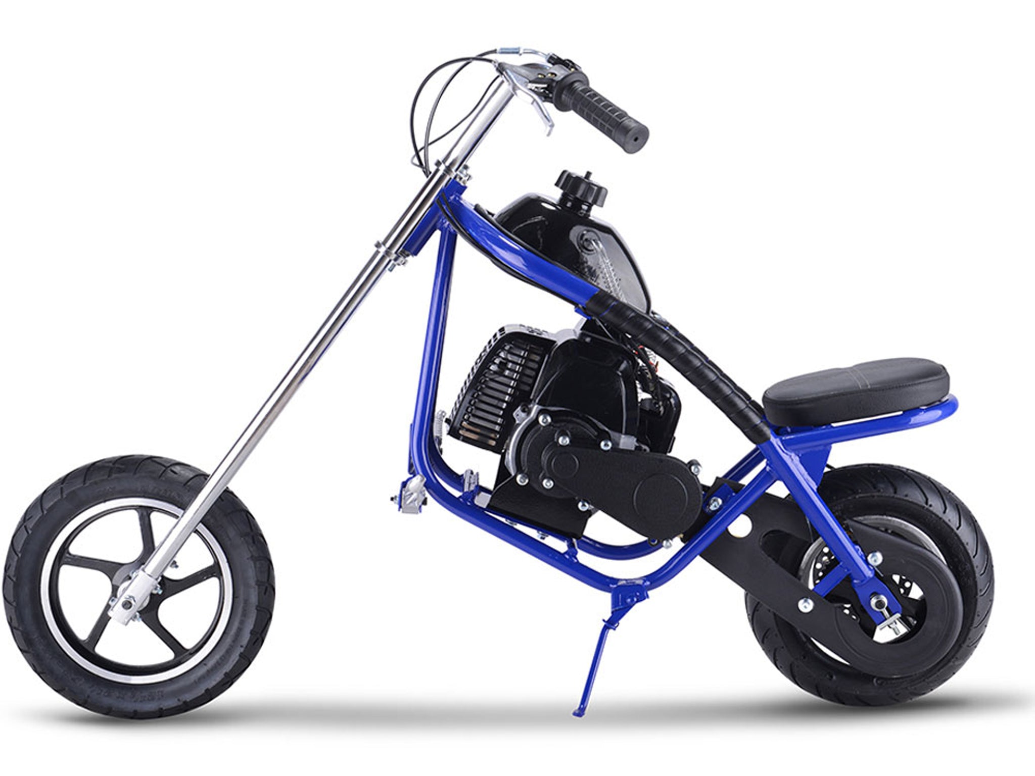 mototec gas mini chopper 49cc black