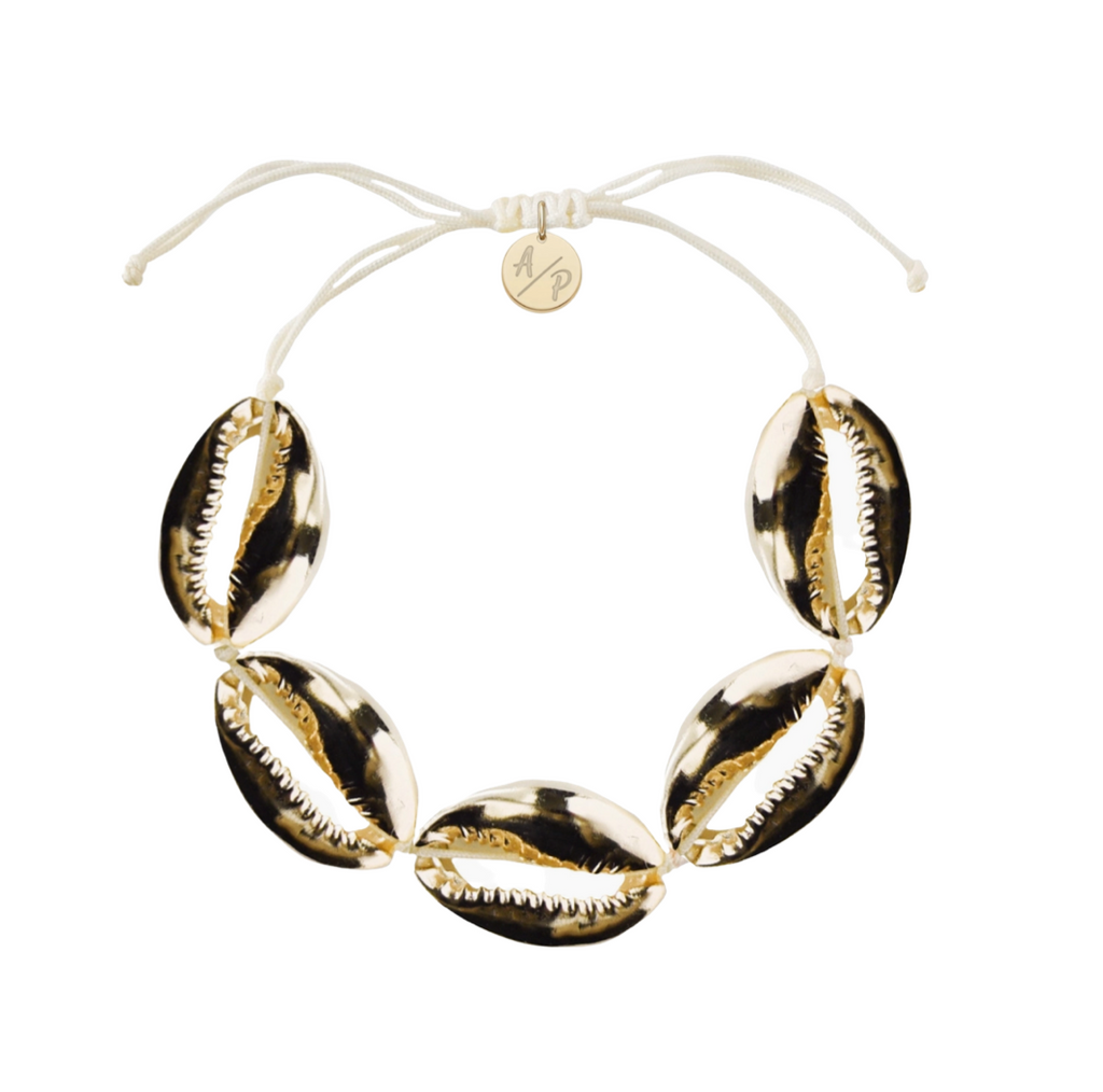 Heishi Shell & Gold Cowrie Shell Bracelet – Hangin' Around VB