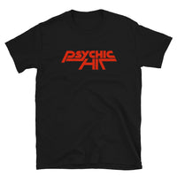 Psychic Hit Logo T-shirt, Black with Red Logo