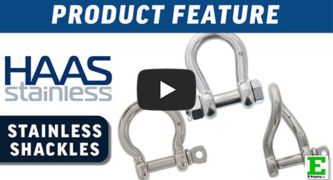 HAAS Stainless Steel Shackles | E-Rigging Products