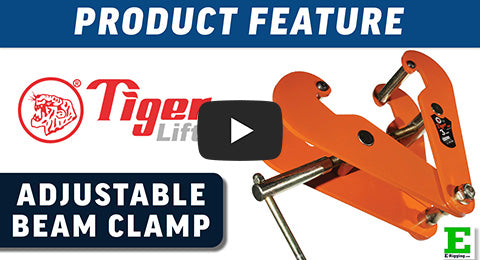 Tiger Lifting Adjustable Angle Beam Clamp | E-Rigging Products