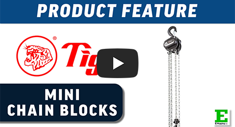 Tiger Lifting Mini Chain Blocks | E-Rigging Products