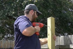 Drill holes for Shoulder Eyebolts