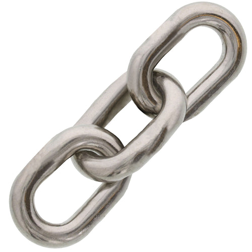 Anchor Chain, 10' x 5/16 Galvanized Steel Chain, 3/8 Anchor