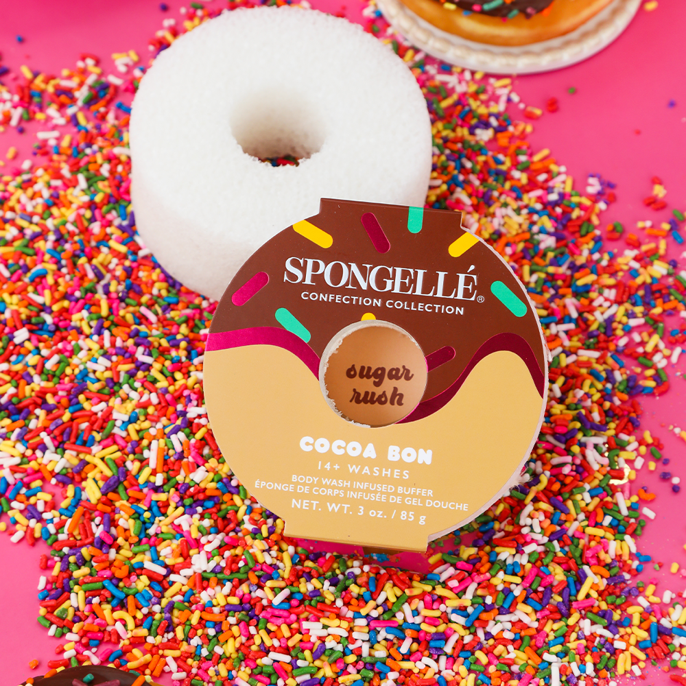 Spongellé - Cocoa Bon Body Buffer | Confection Collection
