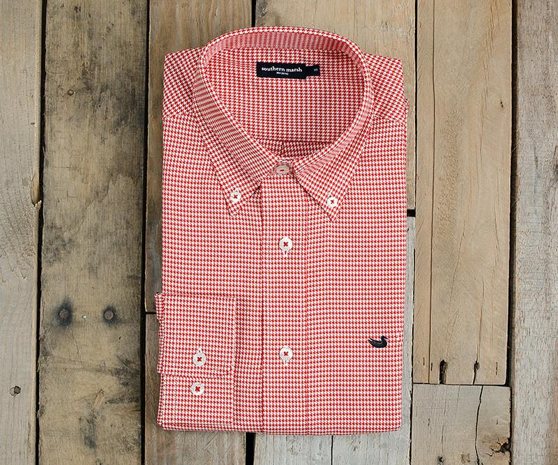 Mackenzie Houndstooth Dress Shirt – Southern Marsh Collection