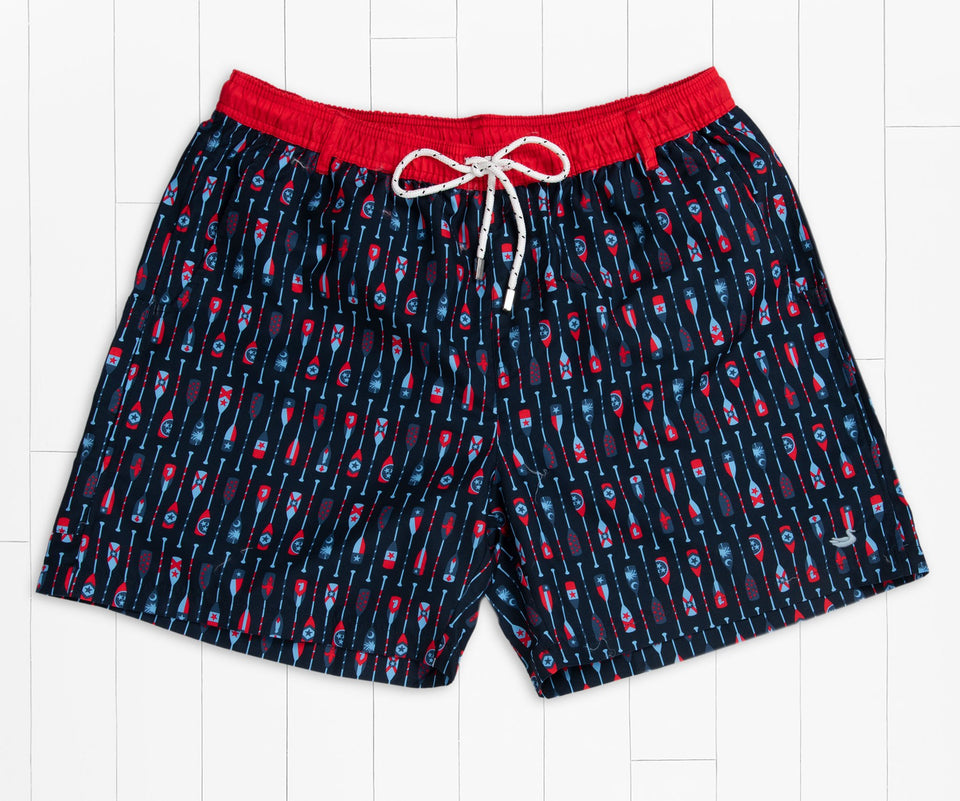 Dockside Swim Trunk | Paddles – Southern Marsh Collection