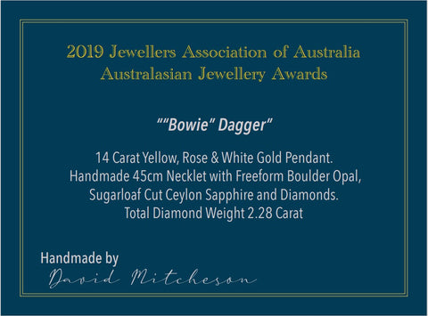 Bowie Daggar Jewellery Award