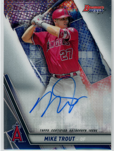 西日本産 MIKE TROUT HEATWAVE DIE-CUT AUTOGRAPH - 通販