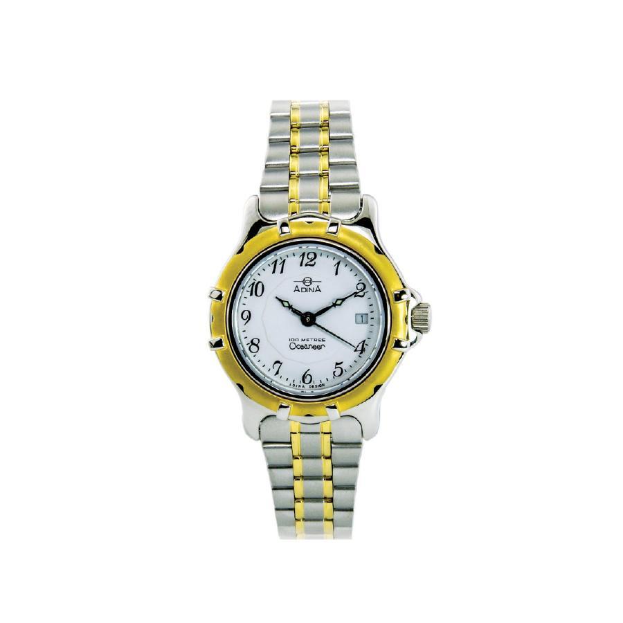 Adina Everyday Classic Ladies Dress Watch S/S White NK40 S1FS – Granbergs  Watches