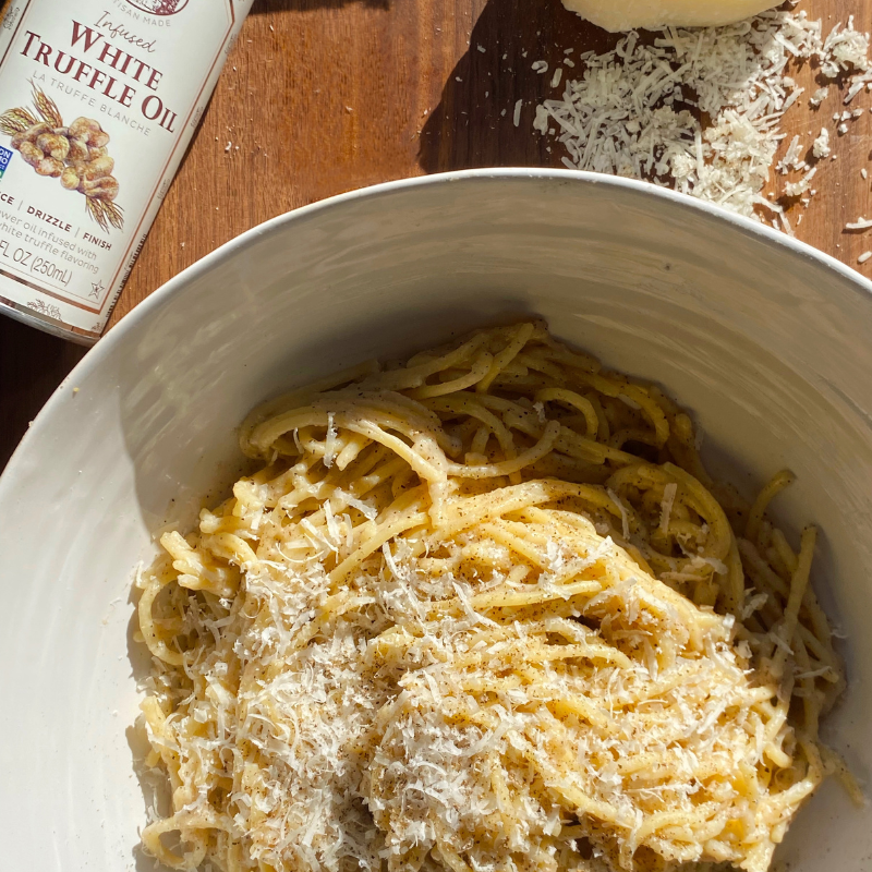 White Truffle Cacio e Pepe Pasta – La Tourangelle