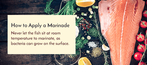 how to apply a marinade to fish