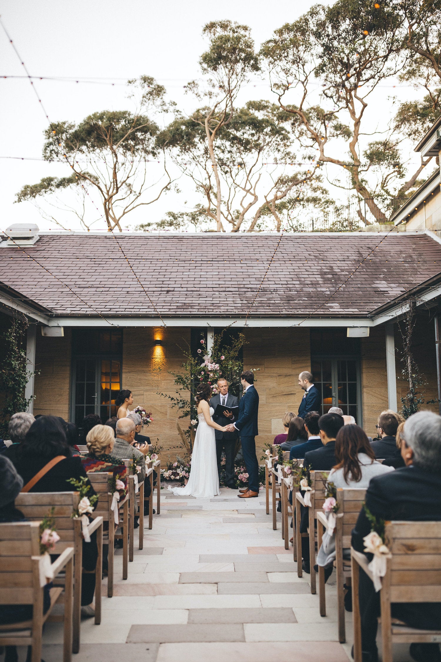 getting married at gunners barracks ceremony