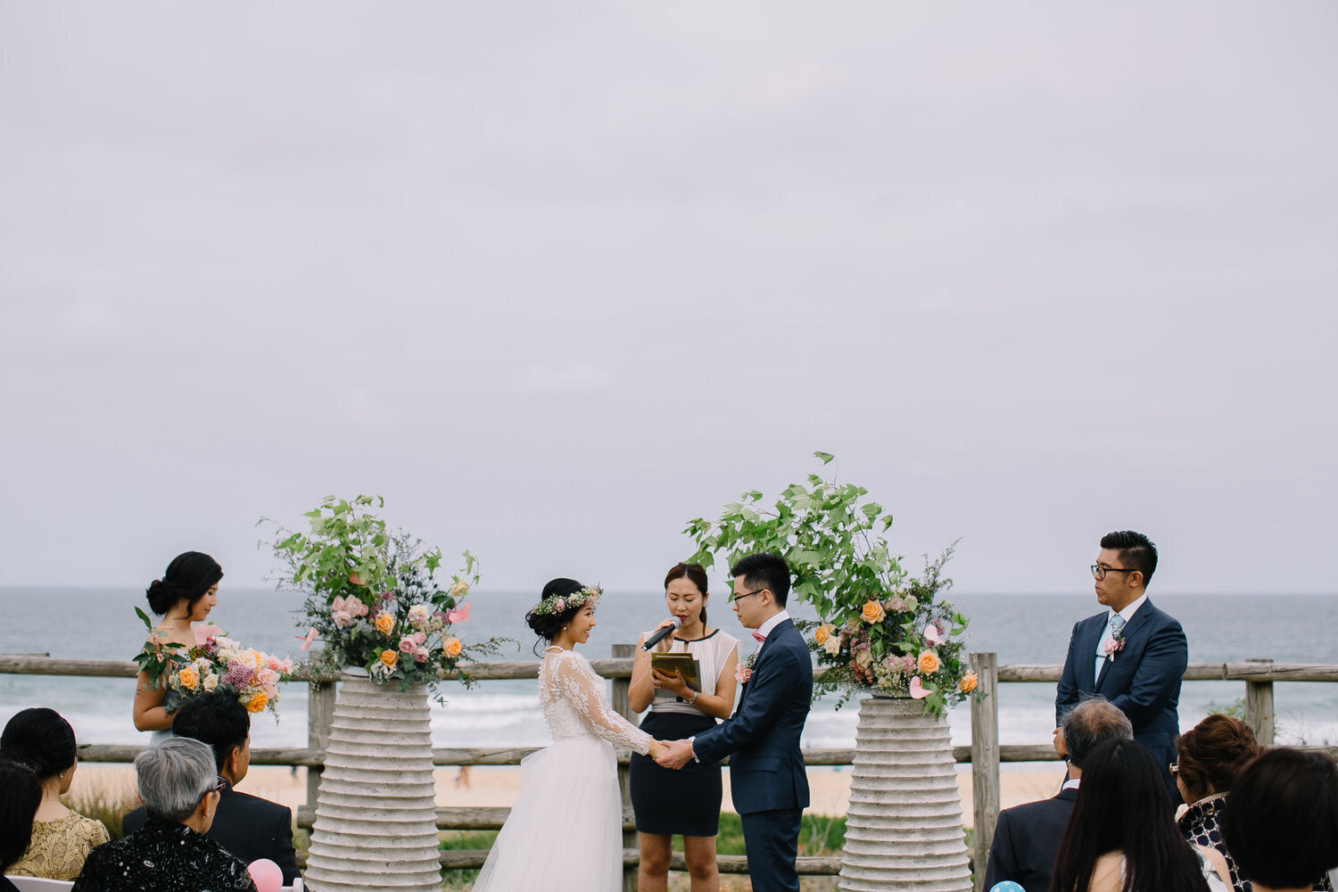 couple getting married at horizons slsc maroubra