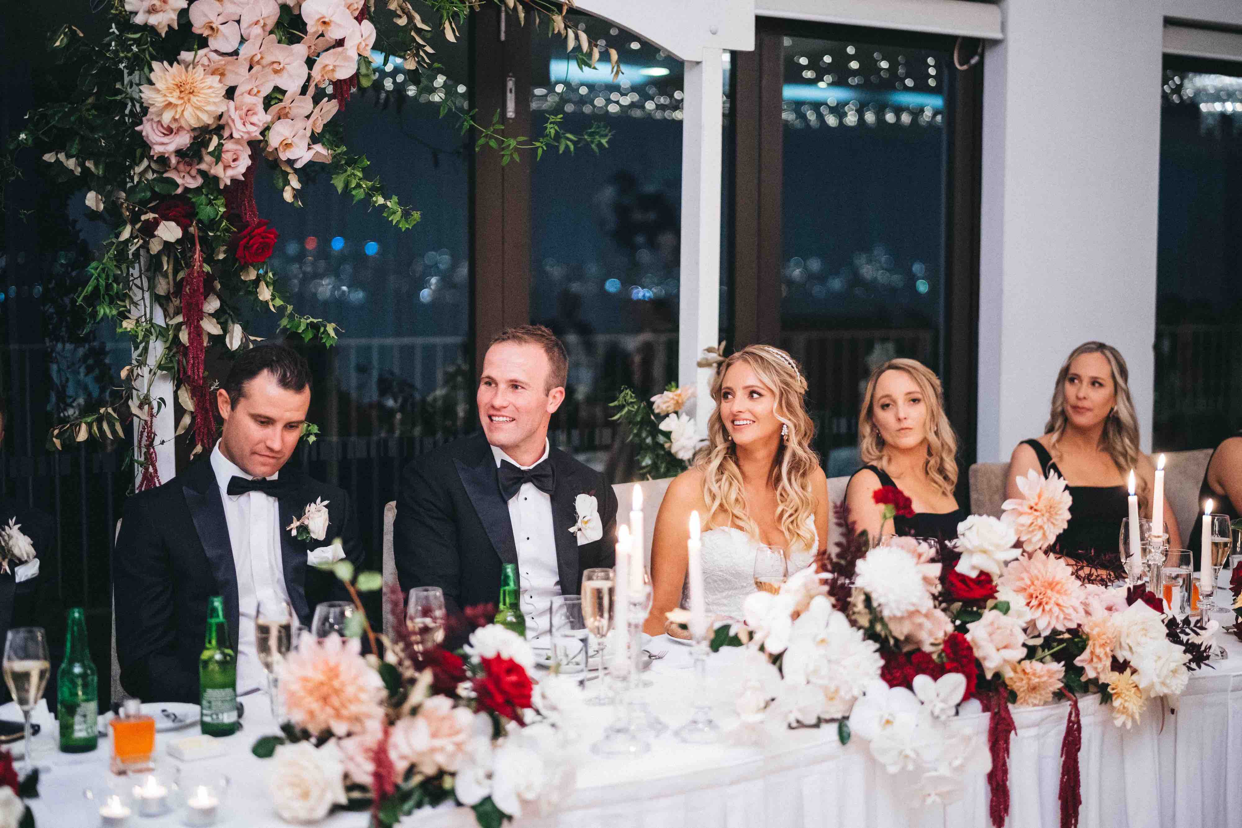 bridal party at wedding sergeants mess mosman sydney
