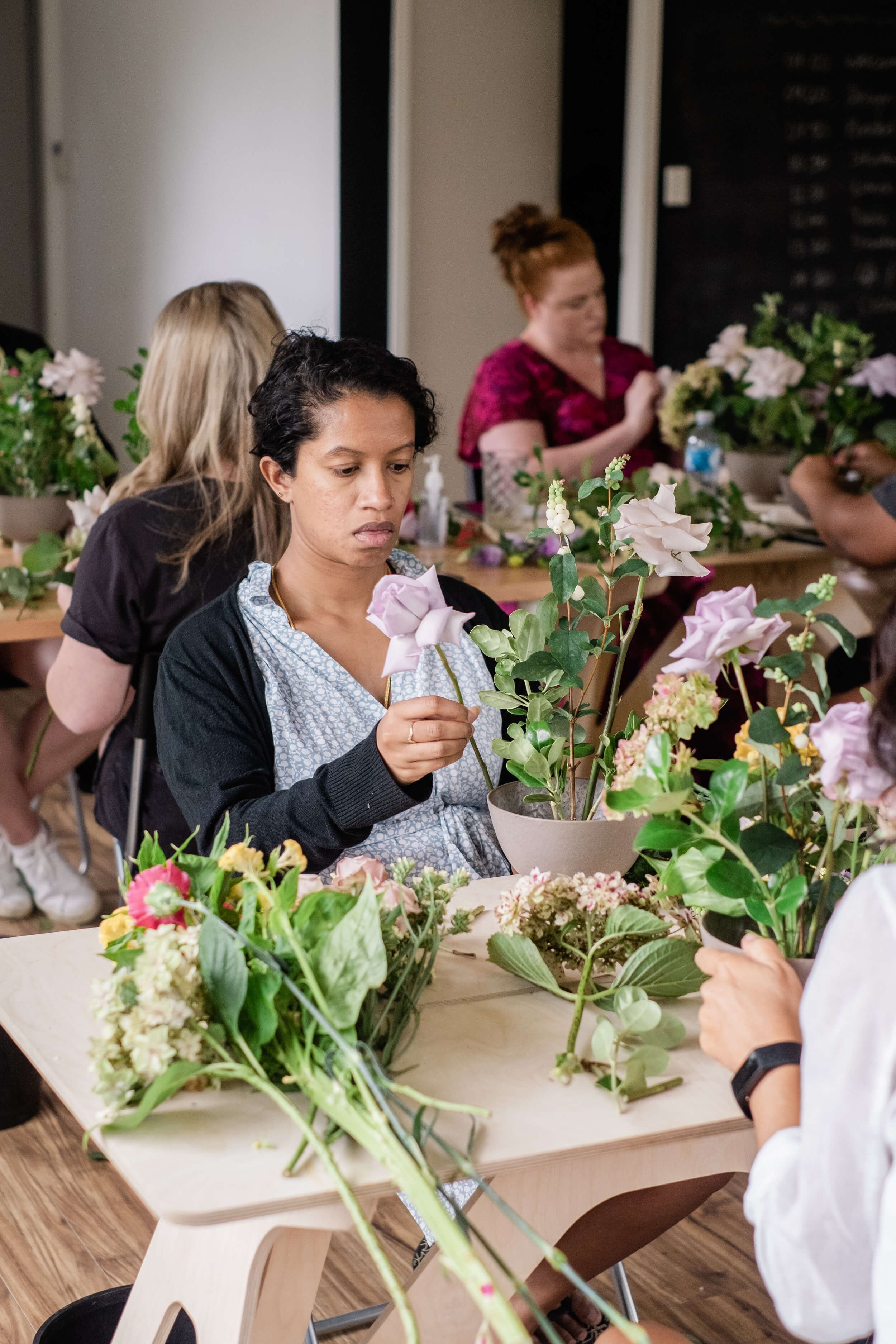 table design tutorial sydney floristry workshop