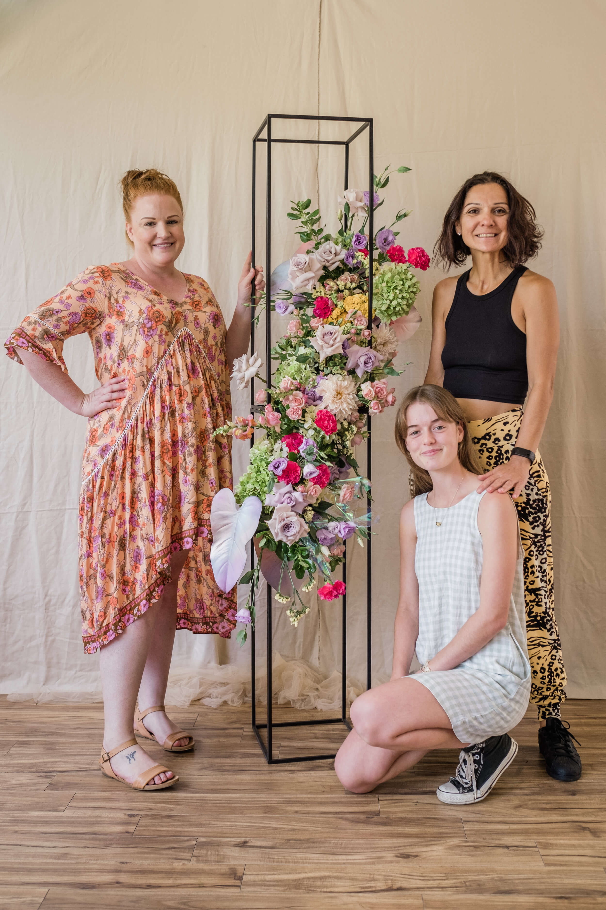 backdrop install floristry wedding course sydney