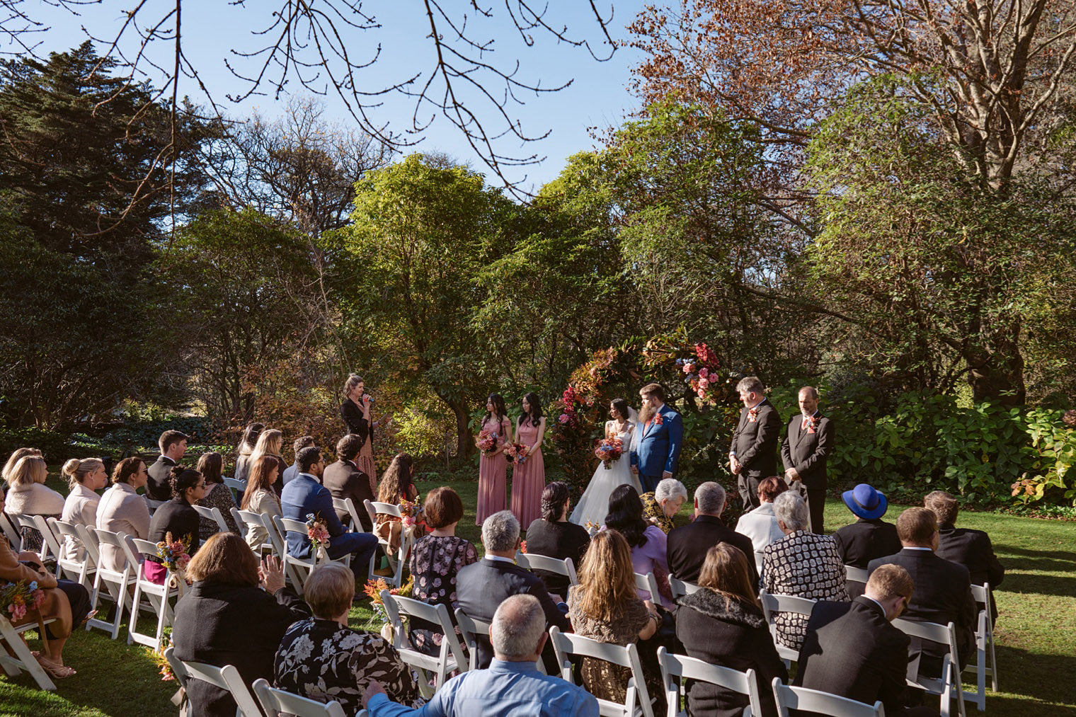 garden wedding ceremony milton park bowral
