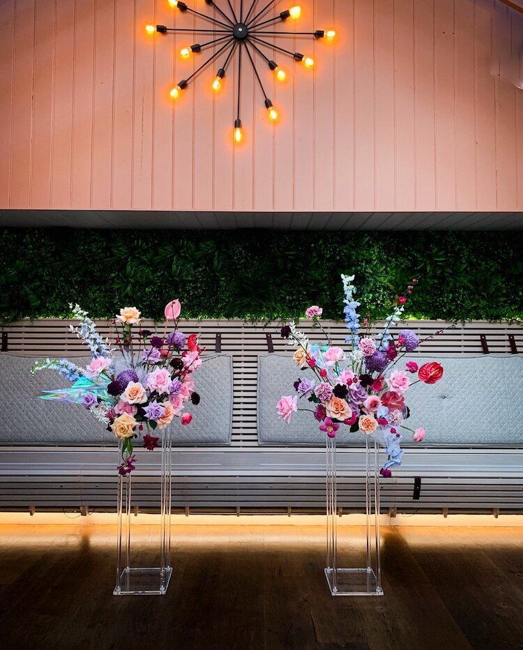 ceremony backdrop flower stands ovolo woolloomooloo