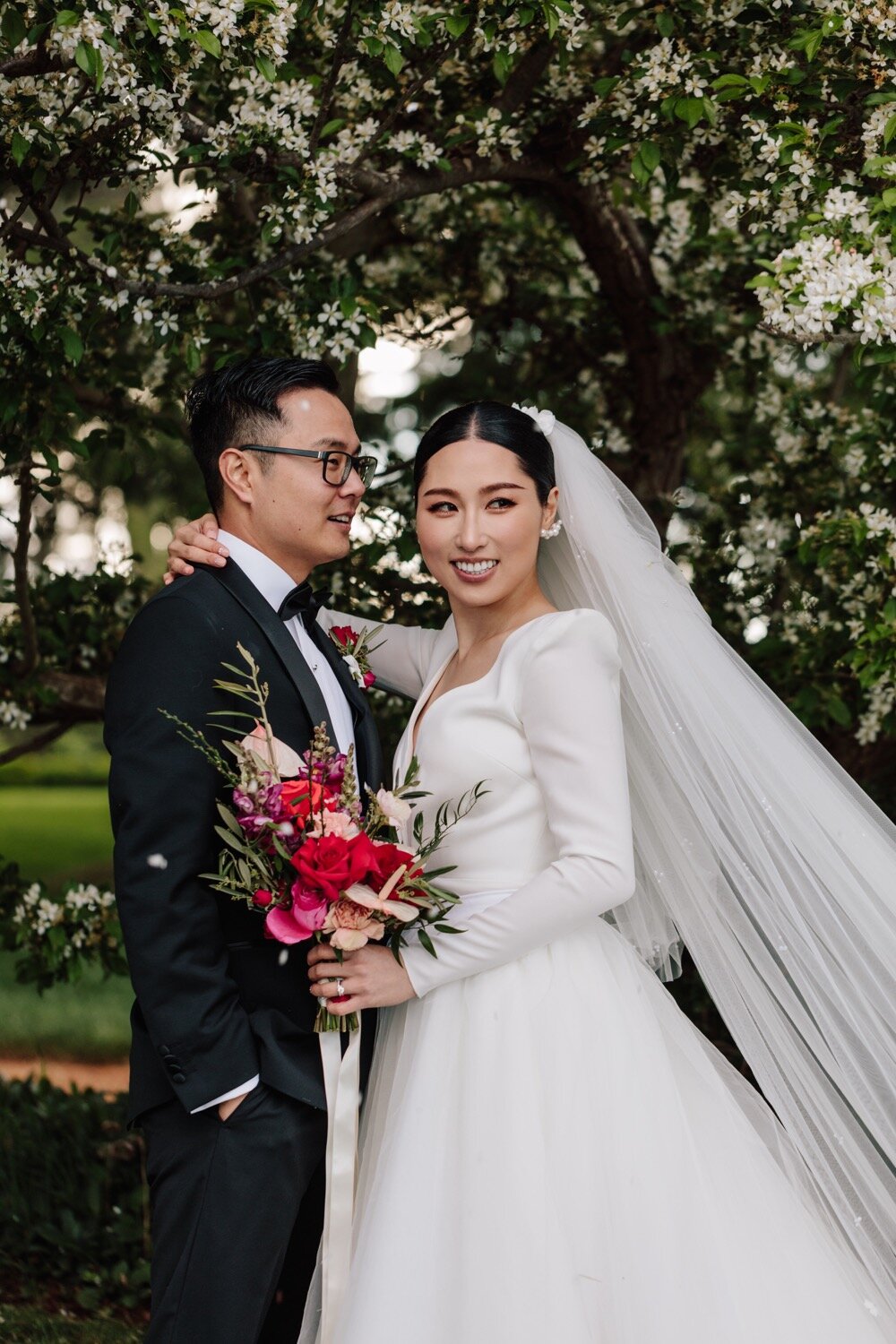 australian korean asian couple wedding bendooley estate southern highlands