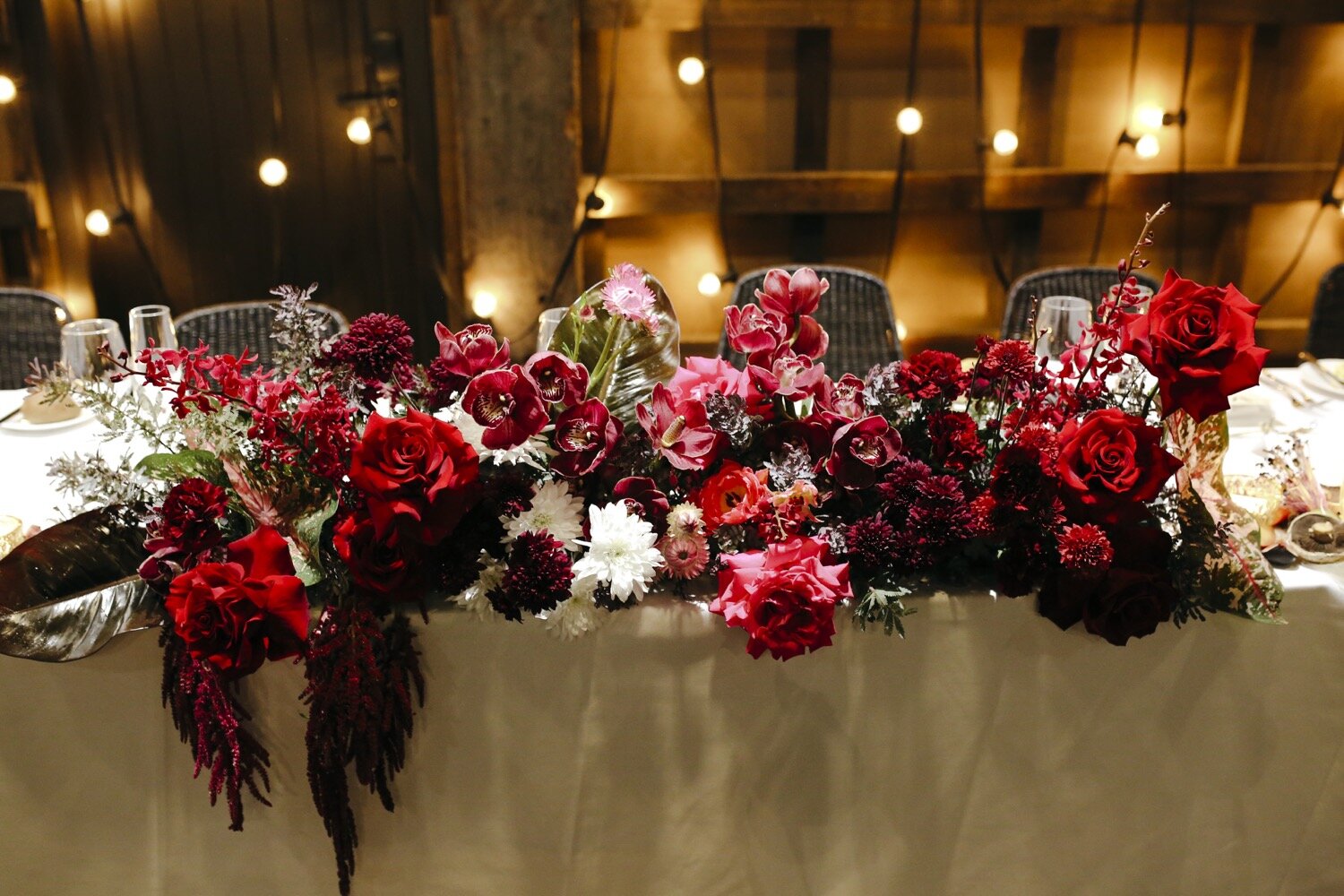 bridal table flowers ovolo woolloomooloo wedding lush