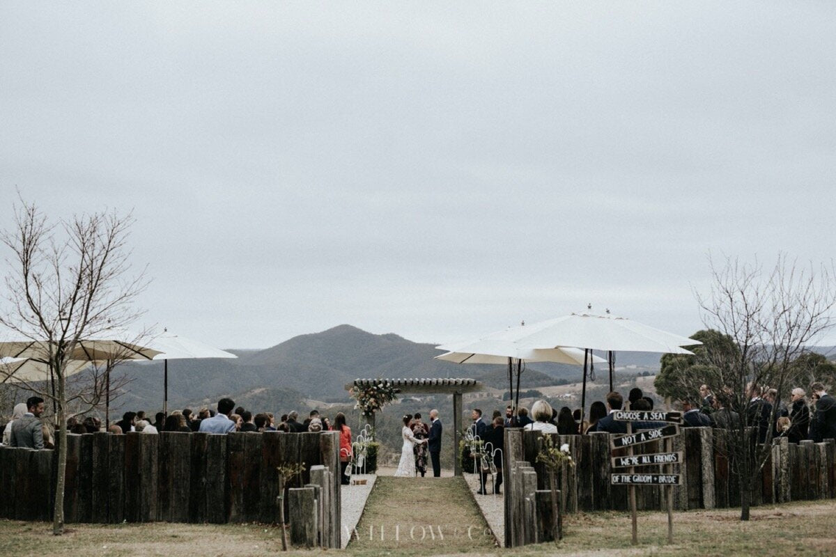 seclusions blue mountains wedding ceremony outdoor venue