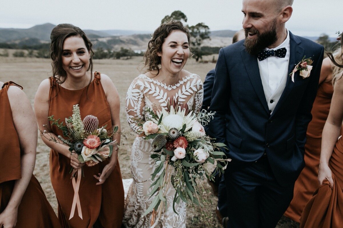 couple married at seclusions blue mountains nsw wedding