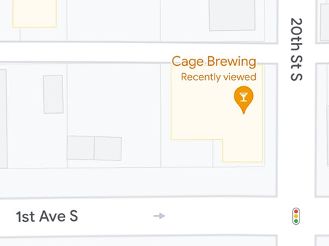 Location for Sunday Markets at Cage Brewing 