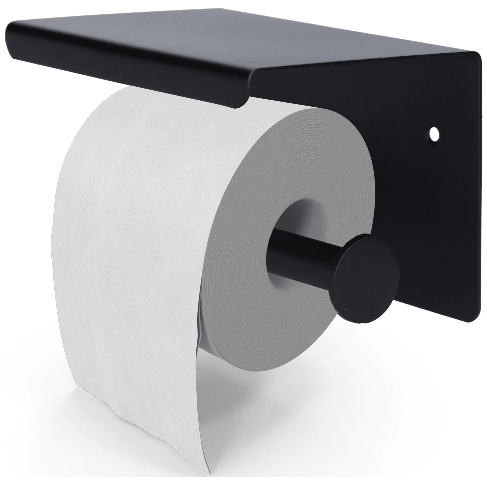 | Toiletrolhouder Zwart Plankje verzenden – EAVY.NL