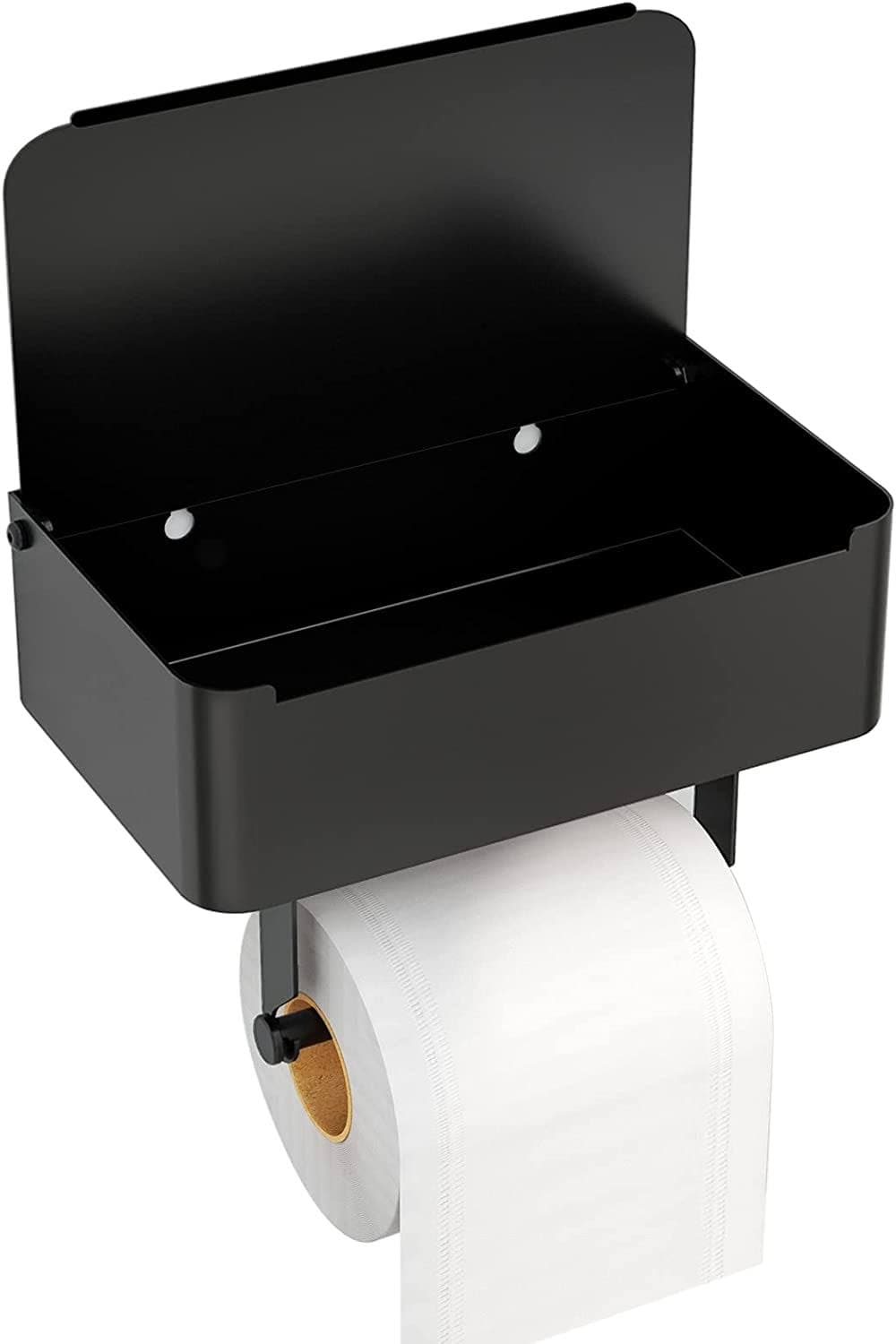 mengen selecteer Onze onderneming Toiletrolhouder Zwart met Plankje en Bakje – EAVY.NL
