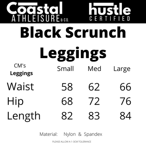 Black Scrunch Leggings