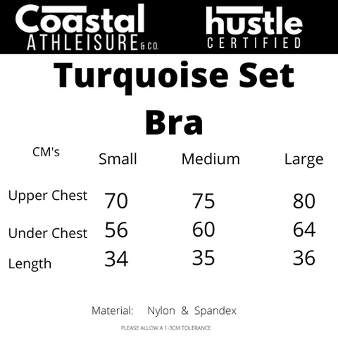 Turquoise Set Bra