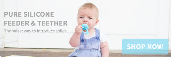 Unlock the Benefits of a Mesh or Silicone Baby Feeder: Chew, Teethe &  Self-Feed Safely