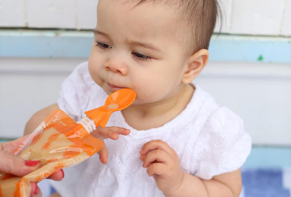 Reusable baby food pouches