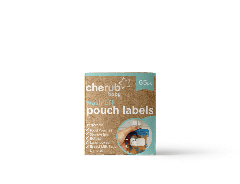 On the Go Reusable Food Pouches - Animal Set 150ml 5PK, Cherub Baby