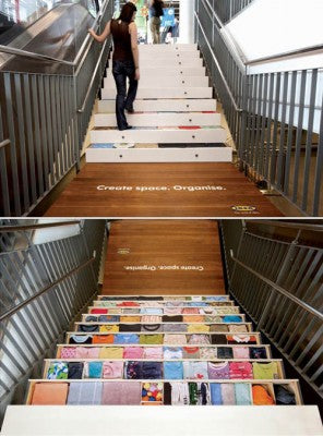 Ikea staircase Floor Graphic Vinyl Installation