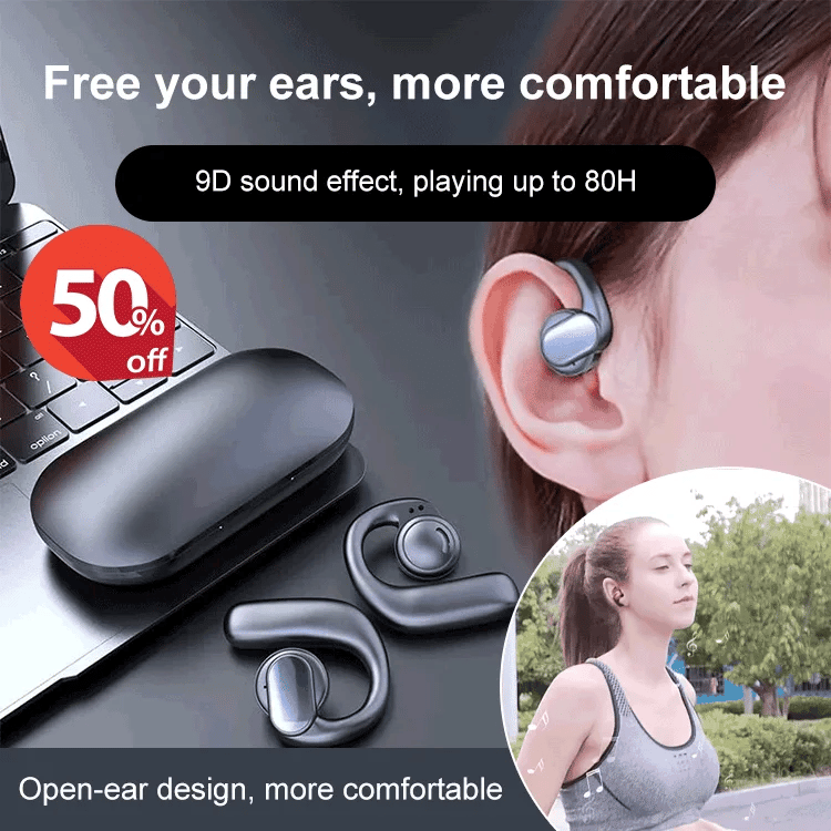 🔥 🎁2024 Hot Sale🎁 49%🔥TWS wireless bone conduction digital Bluetooth earbuds