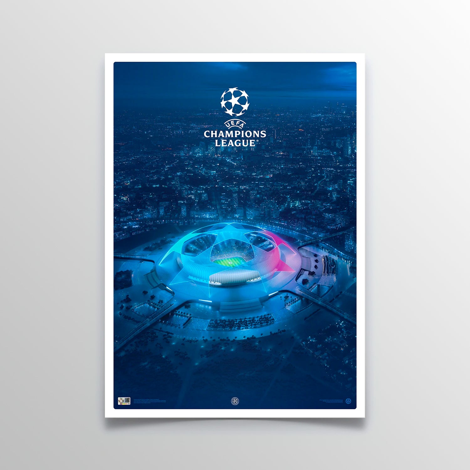 UEFA Champions League - Iconic Trophy Poster - Real Madrid CF