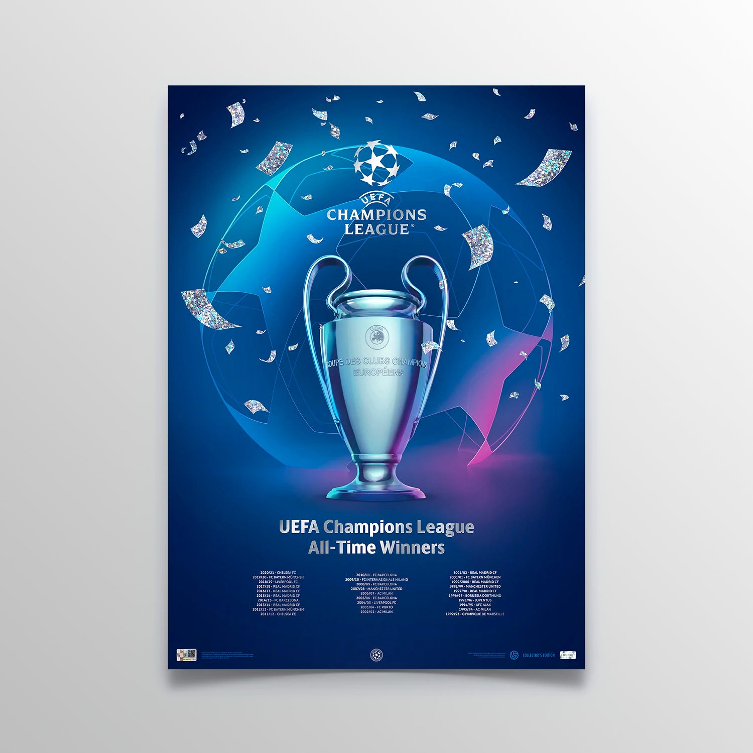 Magnet de trofeo de la UEFA Champions League UEFA Club Competitions Online  Store