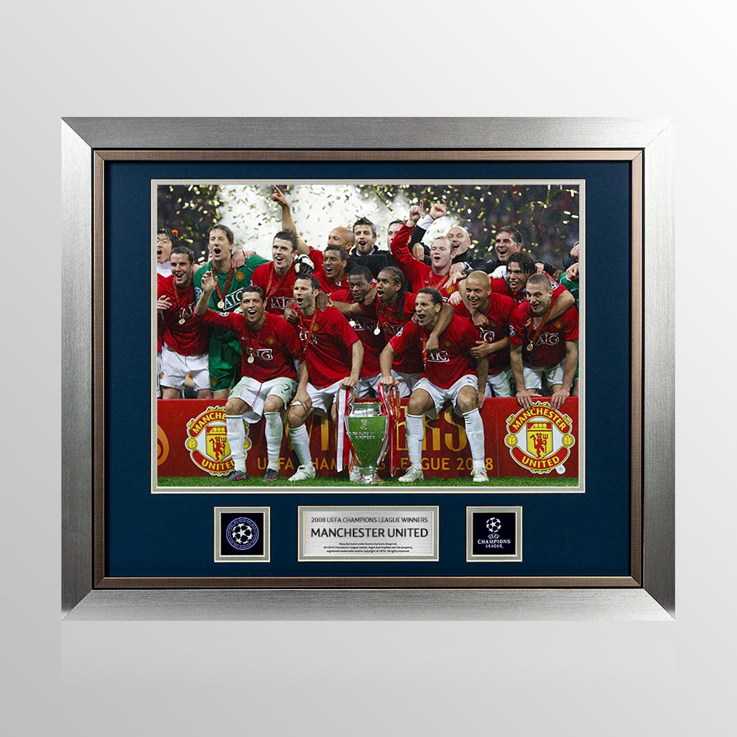 UNSIGNED AC Milan Official UEFA Champions League Framed Photo 